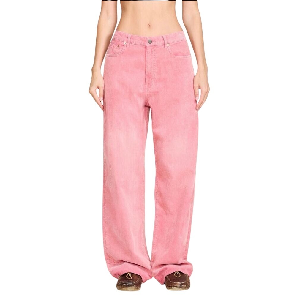 Denimist Women's Pink Corduroy Teri Wide Leg Pant Size 29 100% Cotton‎